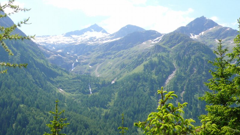 Pohled do Iselského údolí od Felbertauerntunnel